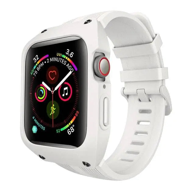 Rugged Protective Case & Band Set for 44mm Apple Watch Series 4/5 – Dual-Layer Defense with Sport Strap | Thomler