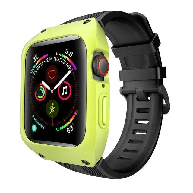 Rugged Protective Case & Band Set for 44mm Apple Watch Series 4/5 – Dual-Layer Defense with Sport Strap | Thomler