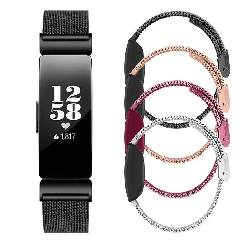 Wrist Strap for Fitbit Inspire HR – Stainless Steel Mesh Loop Replacement Band | Thomler