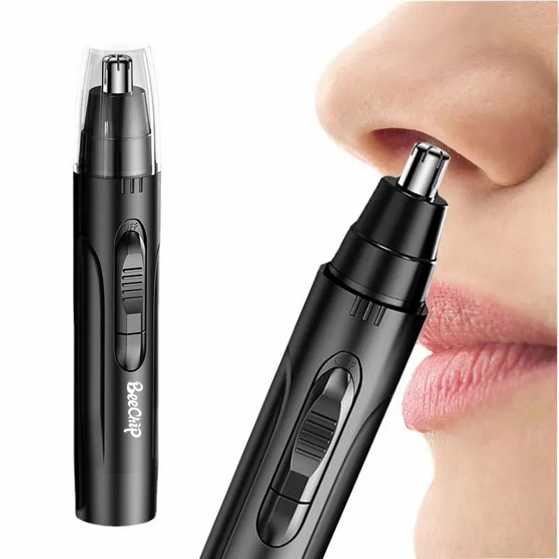 Cordless USB Rechargeable Facial Hair Trimmer for Nose and Ears with Stainless Steel Blades for Men and Women | Thomler