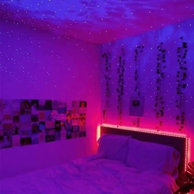 Star Projector LED Warm White 3000K Multicolour Bedroom Living Room Ceiling Night Light Remote Control Atmosphere Lamp | Thomler
