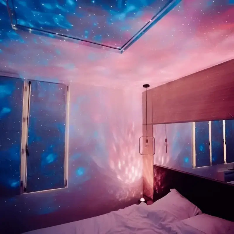 Star Projector LED Warm White 3000K Multicolour Bedroom Living Room Ceiling Night Light Remote Control Atmosphere Lamp | Thomler
