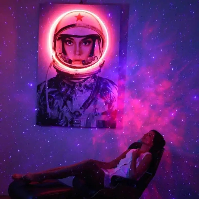 Star Projector LED Warm White 3000K Multicolour Bedroom Living Room Ceiling Night Light Remote Control Atmosphere Lamp | Thomler
