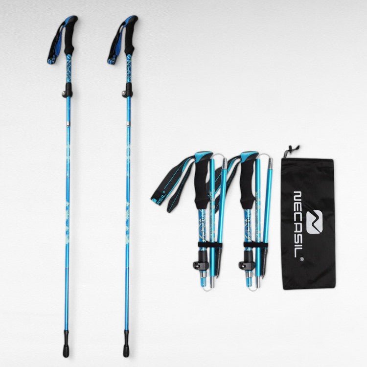 Collapsible Hiking Poles with Quick-Lock System – Lightweight Aluminum Trekking Sticks for Men & Women | Thomler