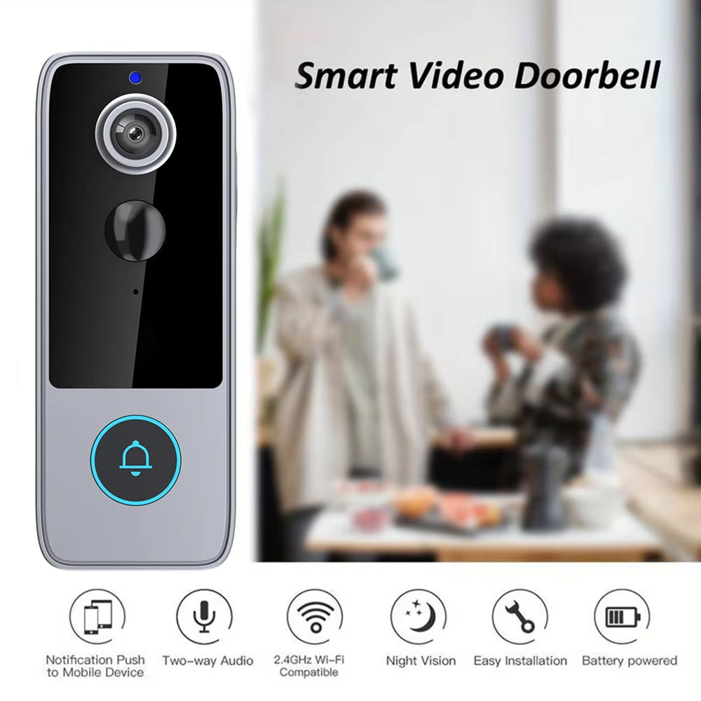 Wireless Smart Video Doorbell Camera with HD Recording and Two-Way Talk for Home Security | Thomler