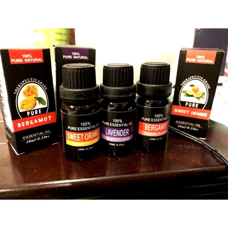 Aromatherapy Essential Oil Set – 100% Pure Plant Extracts for Diffusers, Massage & Relaxation – 0.34 fl oz Bottles | Thomler