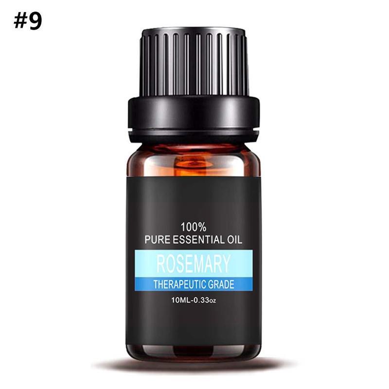 Aromatherapy Essential Oil Set – 100% Pure Plant Extracts for Diffusers, Massage & Relaxation – 0.34 fl oz Bottles | Thomler