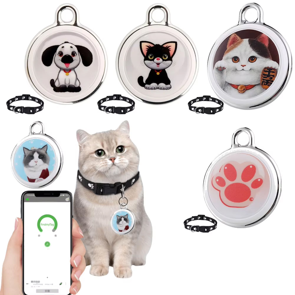 Bluetooth Cat Locator Tag with GPS Positioning and Sound Alert for Indoor & Outdoor Felines | Thomler