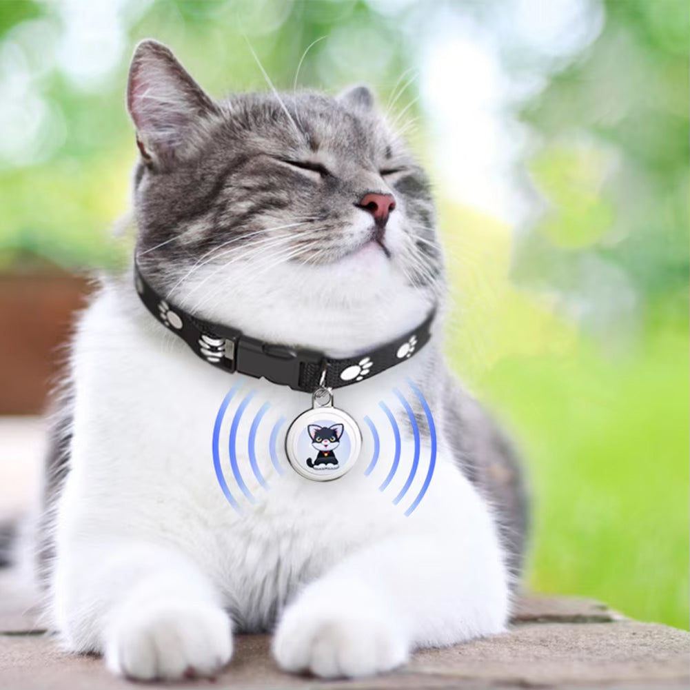 Bluetooth Cat Locator Tag with GPS Positioning and Sound Alert for Indoor & Outdoor Felines | Thomler