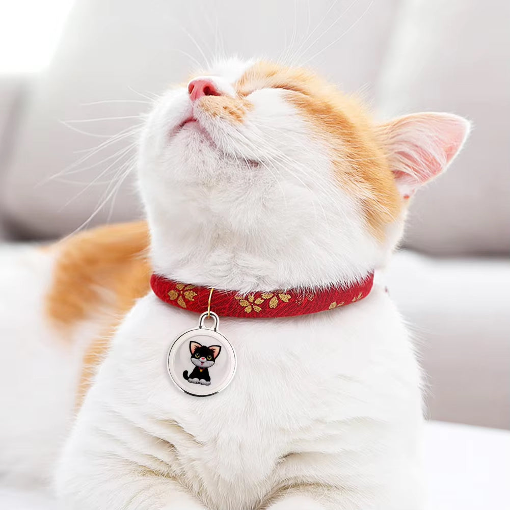 Bluetooth Cat Locator Tag with GPS Positioning and Sound Alert for Indoor & Outdoor Felines | Thomler