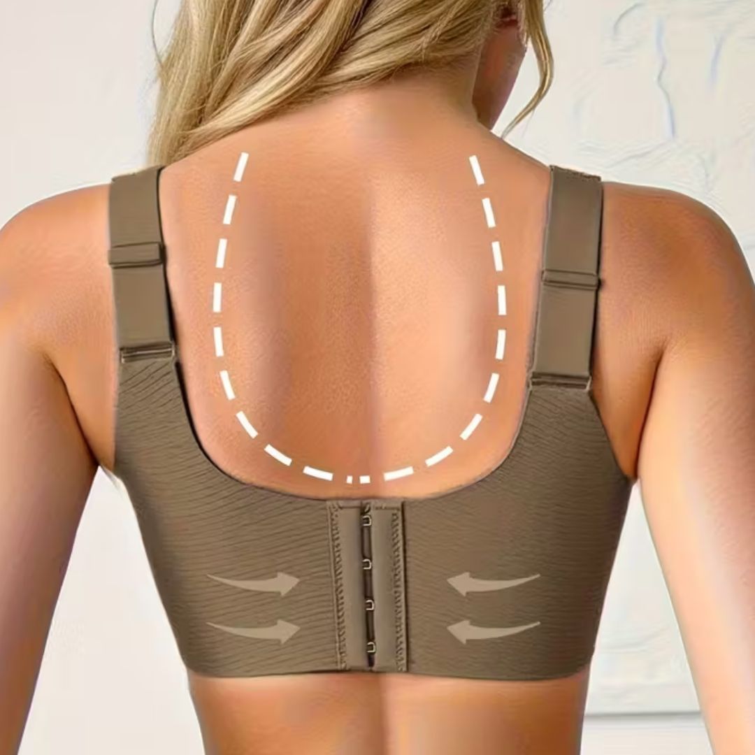 Wireless Push-Up Bra with Removable Padding for Women - Comfort Lift Everyday V-Neck Shaping Bralette for Active & Casual Wear | Thomler