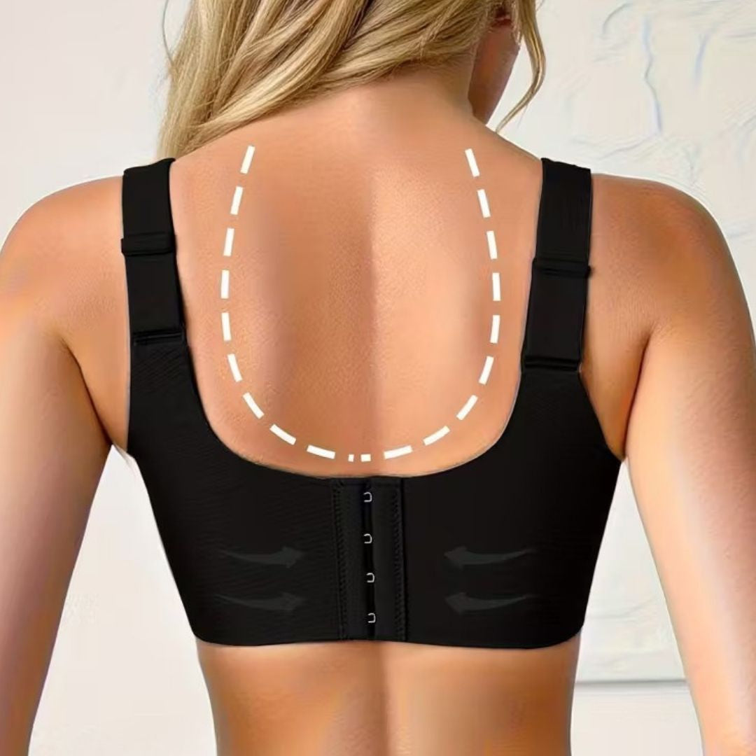 Wireless Push-Up Bra with Removable Padding for Women - Comfort Lift Everyday V-Neck Shaping Bralette for Active & Casual Wear | Thomler