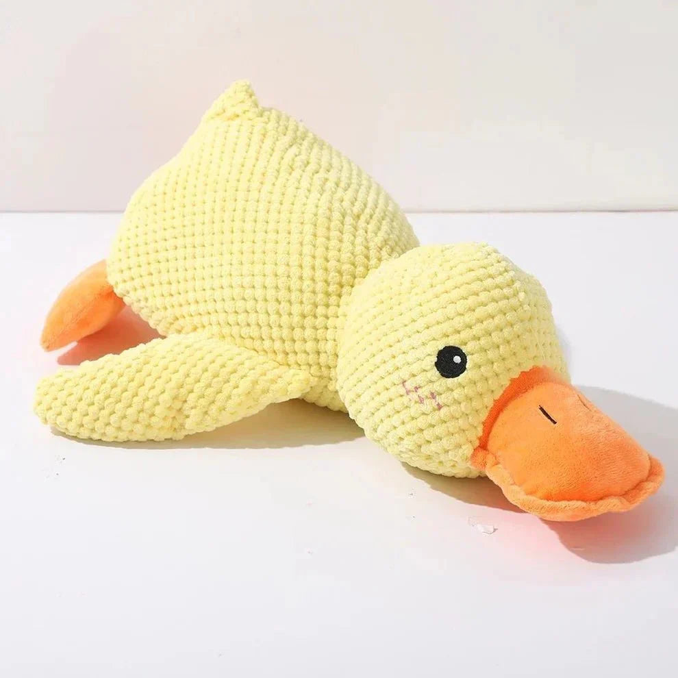 Dog Toy Plush Duck Quack Sound Soft Chew Tug Play Interactive Pet Toy | Thomler