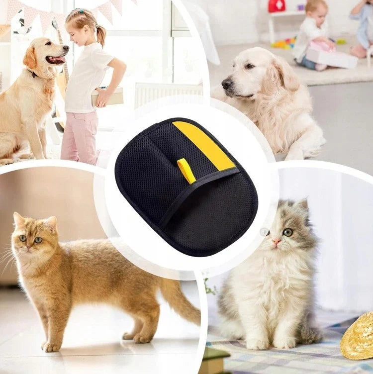 Reusable Fur Removal Mitt for Couch Carpet Bedding Dogs Cats Lint Brush Alternative No Vacuum Needed Quick Touch-Up Tool | Thomler