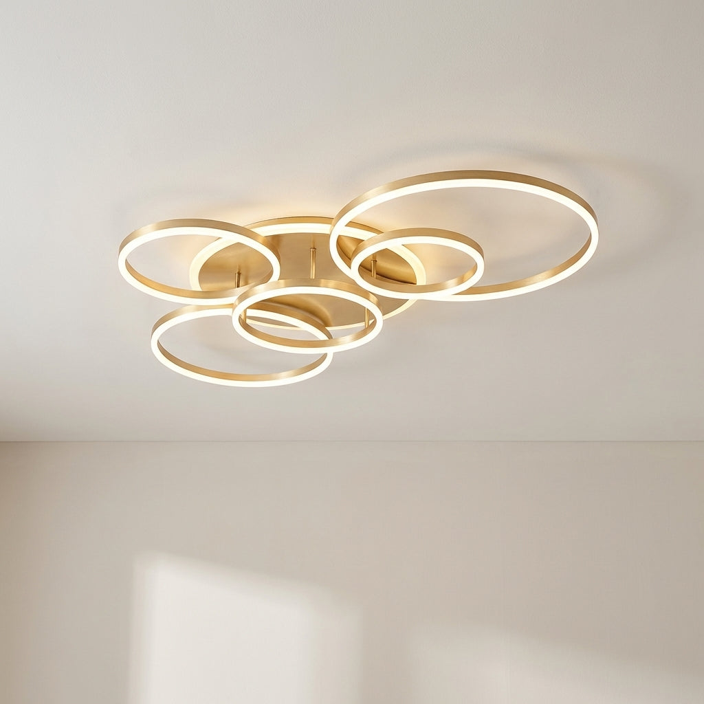 Modern Multi-Light Ceiling Pendant – Adjustable Height LED Chandelier for Dining Room, Bedroom, Reading Nook – Iron & Aluminum Fixture | Thomler