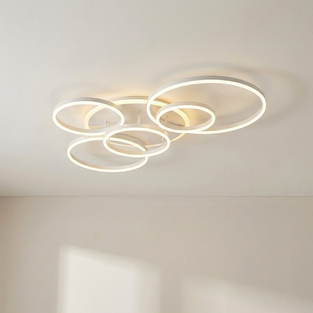 Modern Multi-Light Ceiling Pendant – Adjustable Height LED Chandelier for Dining Room, Bedroom, Reading Nook – Iron & Aluminum Fixture | Thomler