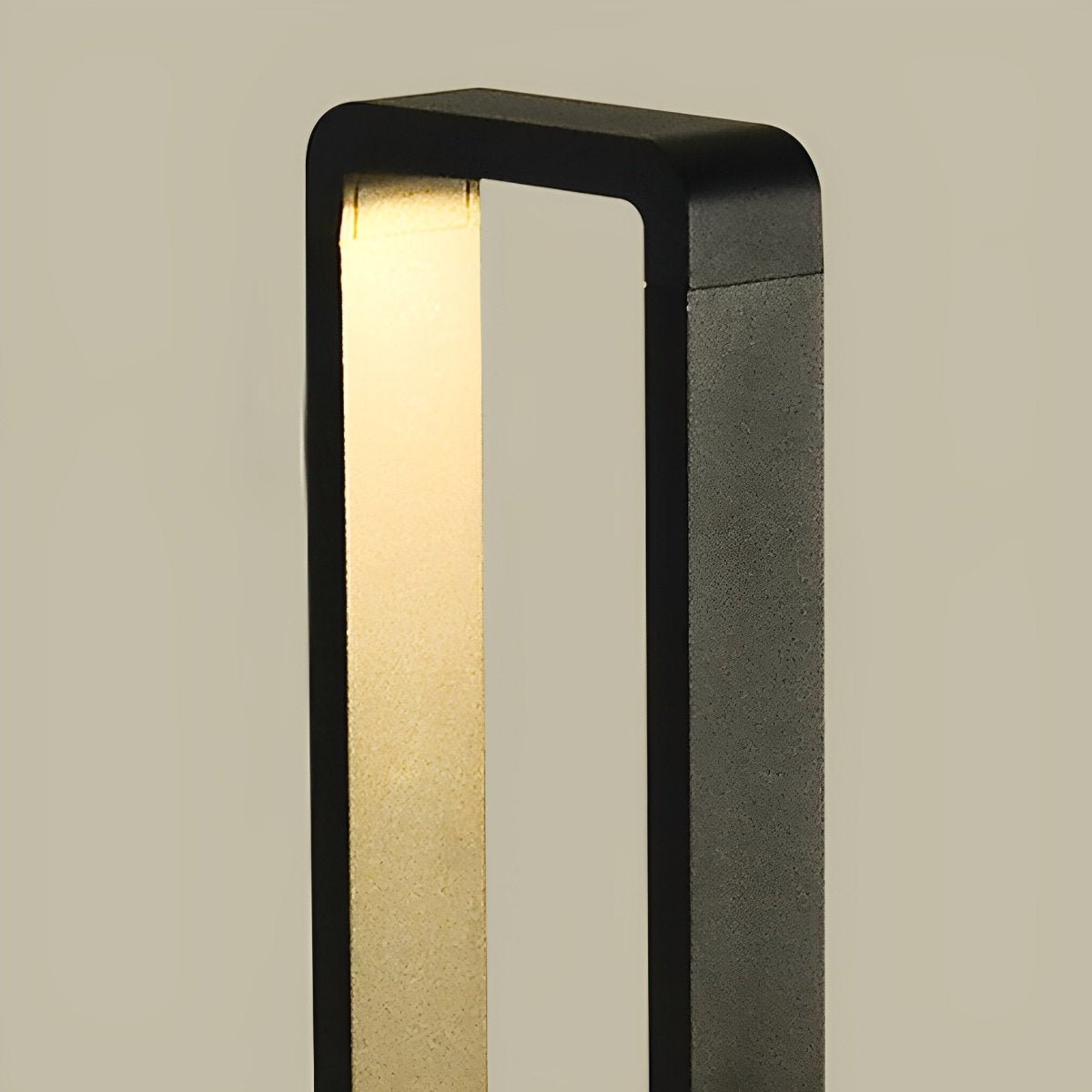 Bollard Light Aluminium 80.0 cm Black 10W Garden Driveway Pathway Outdoor LED Pedestal Lamp Waterproof Warm White | Thomler