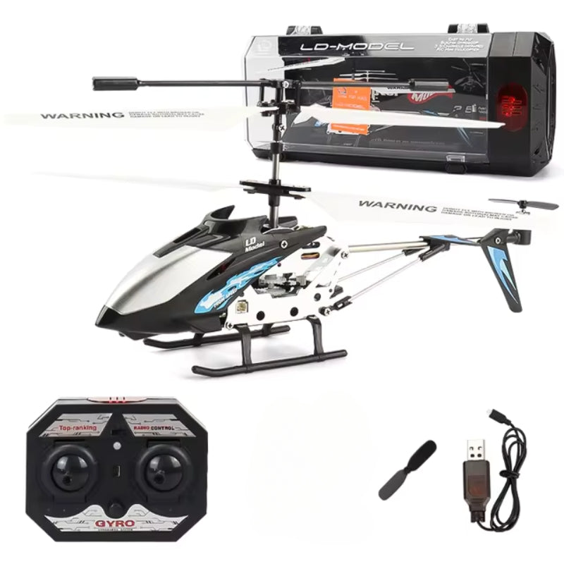 3.5-Channel Indoor RC Helicopter with Gyro Stabilizer – Crash-Resistant Metal Frame for Kids & Adults | Thomler