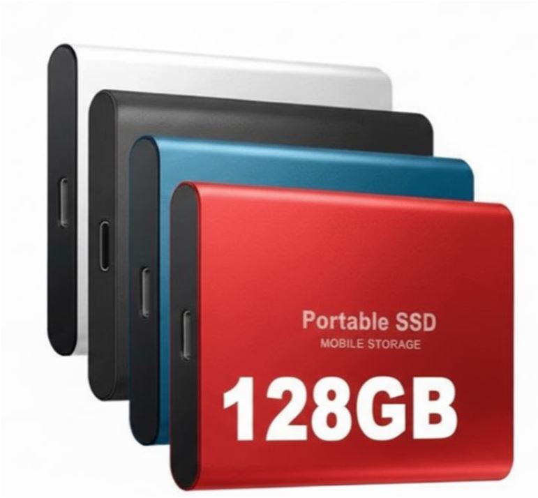 Portable Solid-State Drive 128GB USB-C High-Speed Data Transfer Up to 1050 MB/s for Mac PC Windows Linux Laptop Desktop Computer Travel Work | Thomler