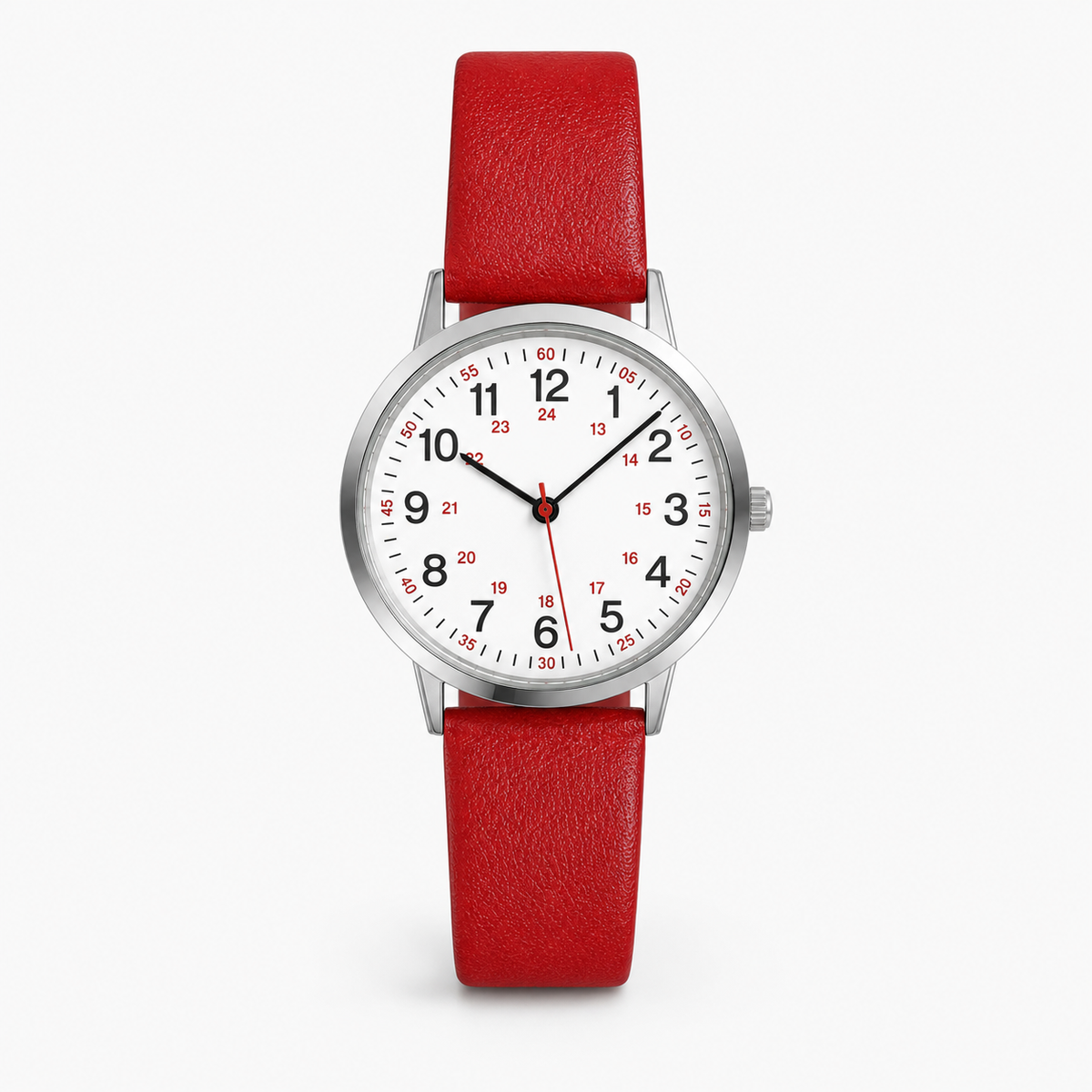 Clip-On Analog Watch with Second Hand – Silicone Band Timepiece for Medical & Healthcare Professionals | Thomler
