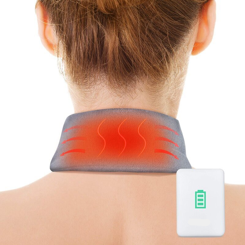 USB Heated Fleece Neck Warmer with 3 Temperature Settings | Thomler