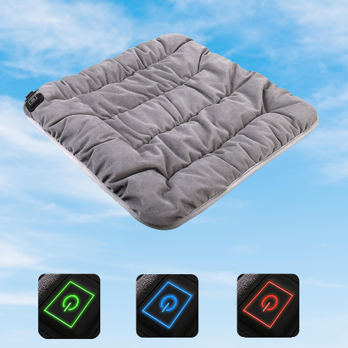 USB Heated Seat Cushion with 3 Temperature Settings for Chair & Couch | Thomler