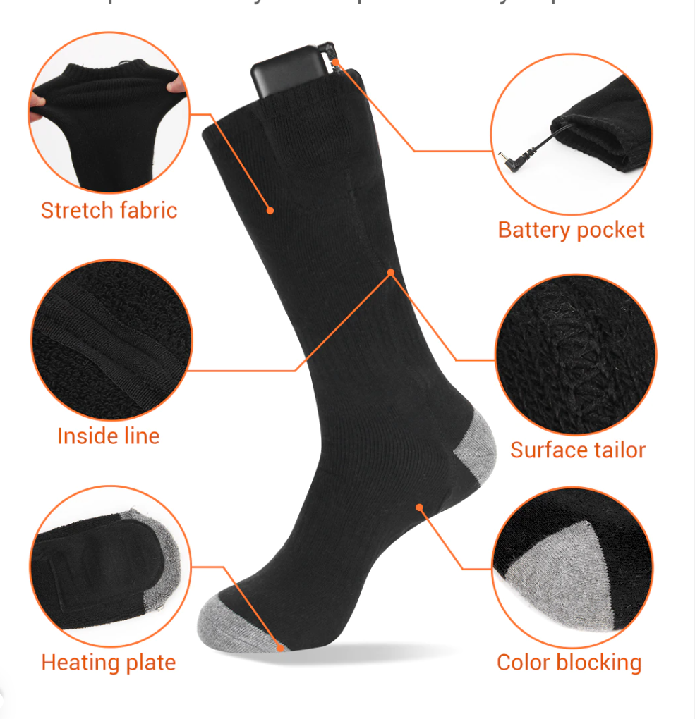 Self-Heating Cotton Socks with Built-In Thermal Technology for Winter Warmth & All-Day Comfort | Thomler