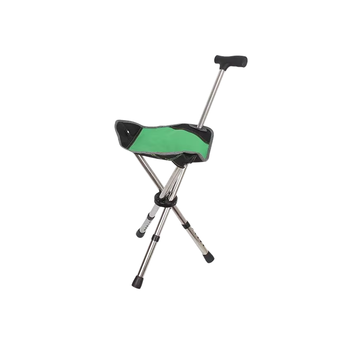 Folding Walking Cane with Built-In Seat – Adjustable Height Mobility Aid & Portable Stool for Seniors, Travel & Outdoor Use | Thomler