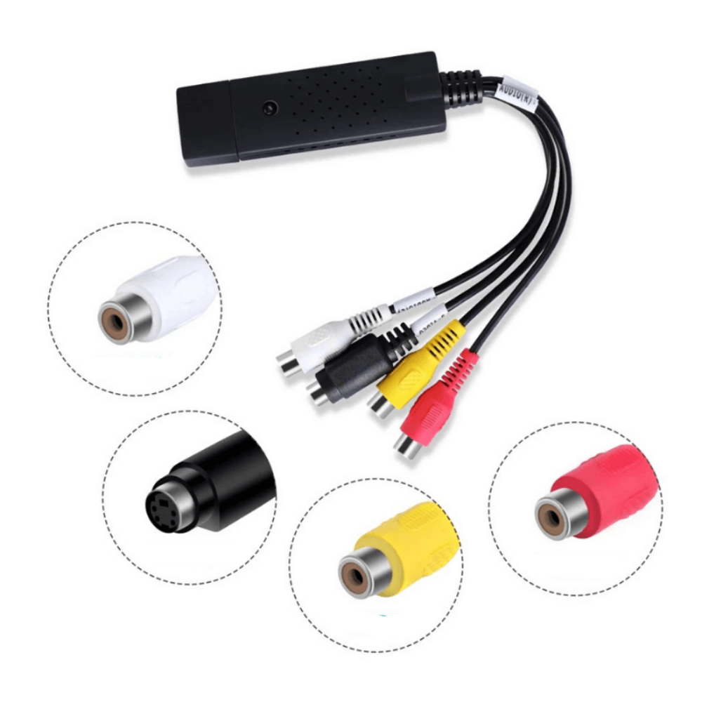 USB Video Tape Player & PC Recording Interface for Archiving Home Movies to Computer Files | Thomler