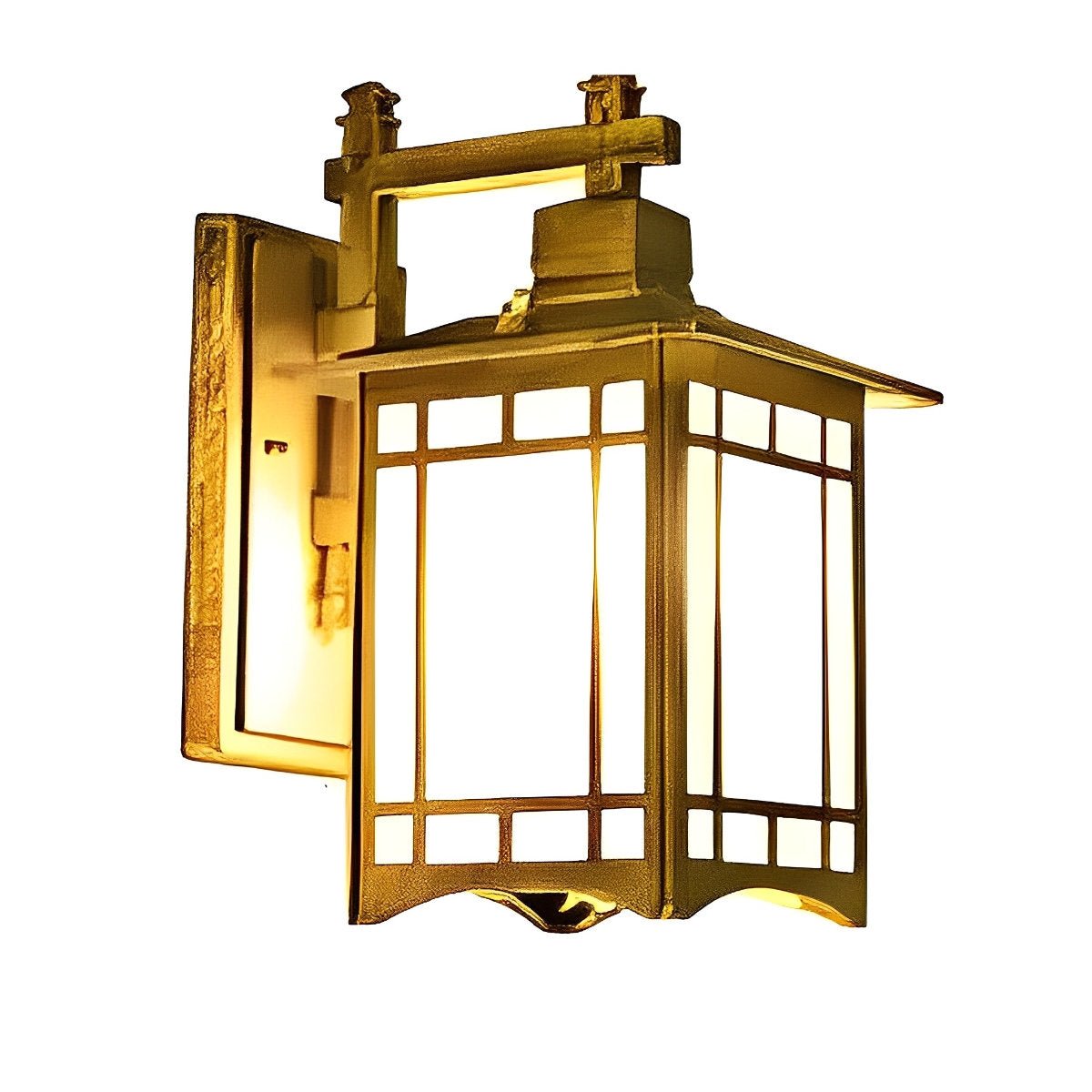 Wall Lamp Cast Aluminium 34.0 cm Black Outdoor Solar Patio Lantern Waterproof Garden Sconce With Remote Control | Thomler
