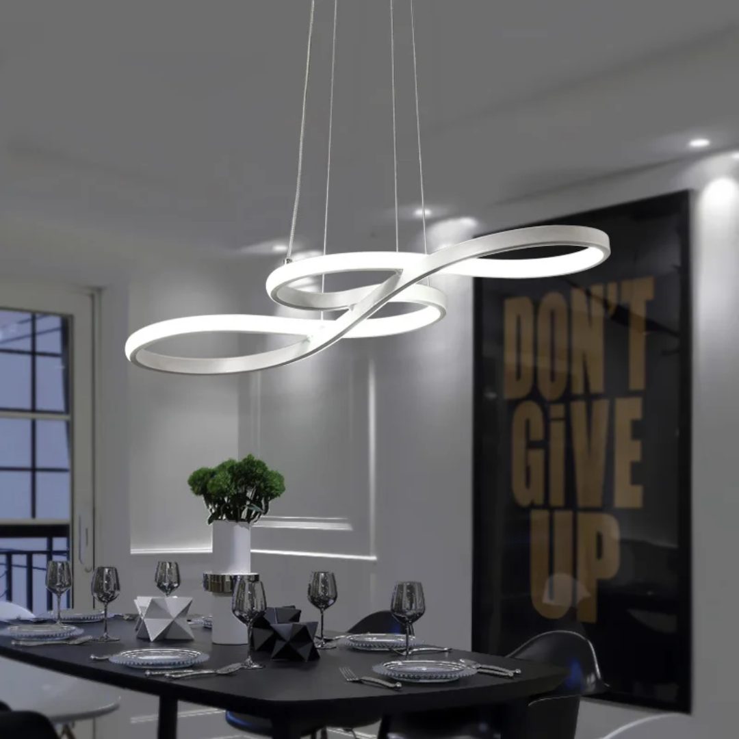 Pendant Light Aluminum LED Ring 75.0 cm Adjustable Dining Room Living Area Modern Dimmable Hanging Lamp Remote Control | Thomler