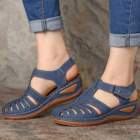 Women's Orthopedic Gladiator Sandals with Arch Support & Adjustable Straps for All-Day Comfort | Thomler