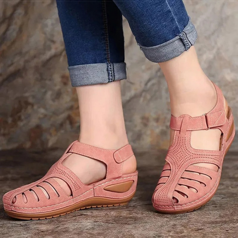 Women's Orthopedic Gladiator Sandals with Arch Support & Adjustable Straps for All-Day Comfort | Thomler