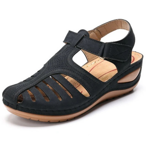 Women's Orthopedic Gladiator Sandals with Arch Support & Adjustable Straps for All-Day Comfort | Thomler