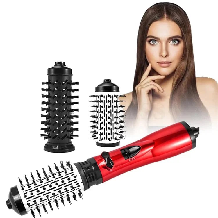 Dual-Brush Volumizing Hot Air Styler with 360° Rotation & 3 Heat Settings for All Hair Types | Thomler
