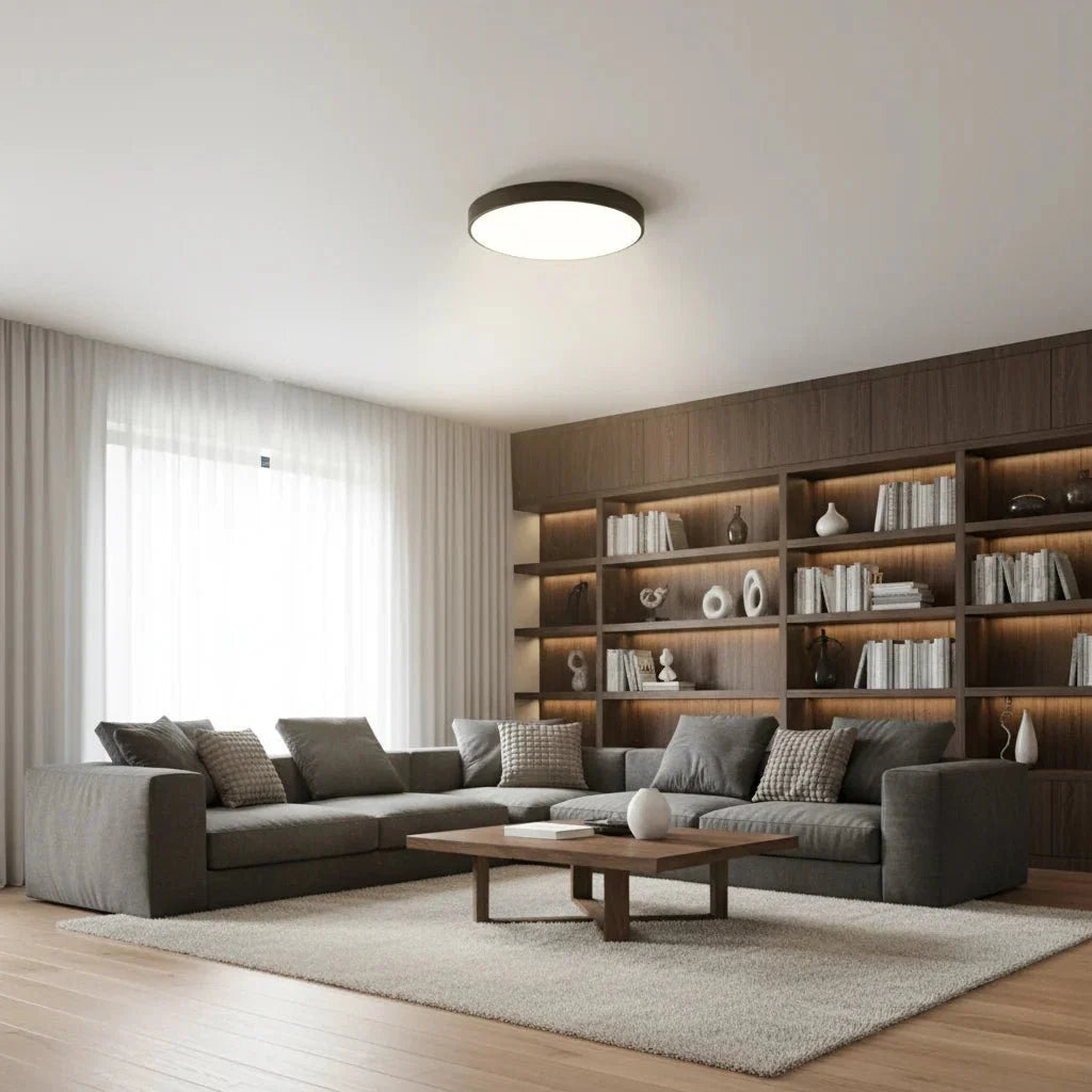 Modern Low-Profile LED Ceiling Light – 8 Vibrant Colors, Multiple Sizes, Dimmable Options for Bedroom, Living Room & Kids Spaces | Thomler