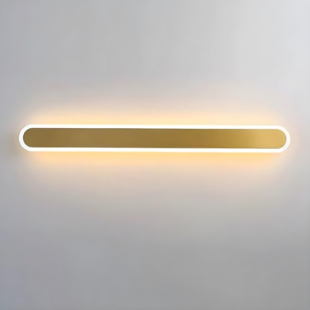Curved Aluminum Outdoor Wall Sconce LED Hardwired Waterproof Light Fixture for Entryway Patio Porch Modern Exterior Lighting 12-39 Inch | Thomler