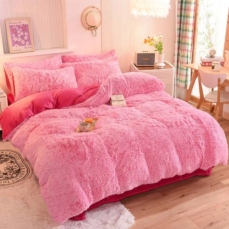 Ultra-Soft Sherpa Fleece Comforter Set – Plush Cloud-Like Warmth for Winter Nights | Thomler