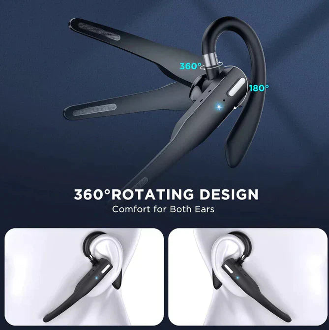 Bluetooth Headset ABS Bluetooth 5.1 10.0 m Wireless Professional Calling Noise Cancelling Dual Microphone Hands Free Earpiece | Thomler