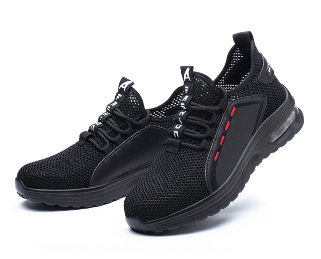 Steel Toe Safety Work Shoes for Men – Lightweight, Slip-Resistant, Breathable Mesh Construction | Thomler