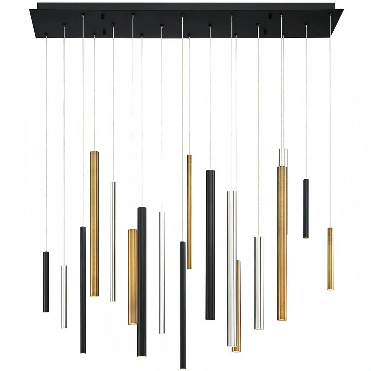 Adjustable Aluminum Tube LED Ceiling Light for Dining Room Kitchen Island Modern Spot Lighting Fixture Sleek Metal Design | Thomler