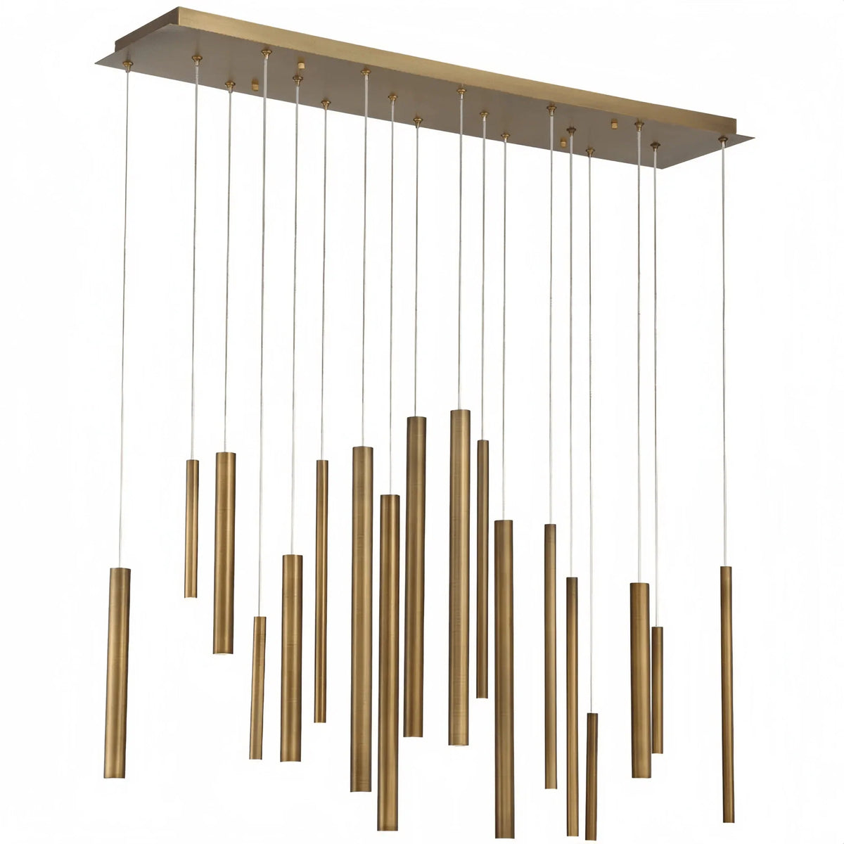 Adjustable Aluminum Tube LED Ceiling Light for Dining Room Kitchen Island Modern Spot Lighting Fixture Sleek Metal Design | Thomler