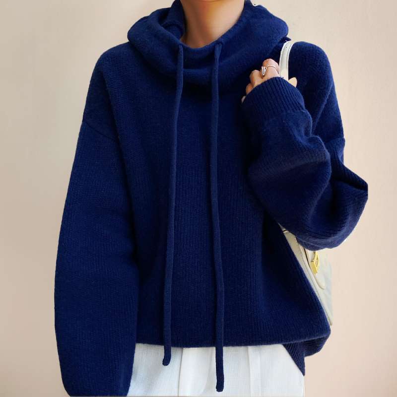 Women's Relaxed Turtleneck Sweater in Chunky Merino Knit – Oversized Fit, Ultra-Soft Wool | Thomler