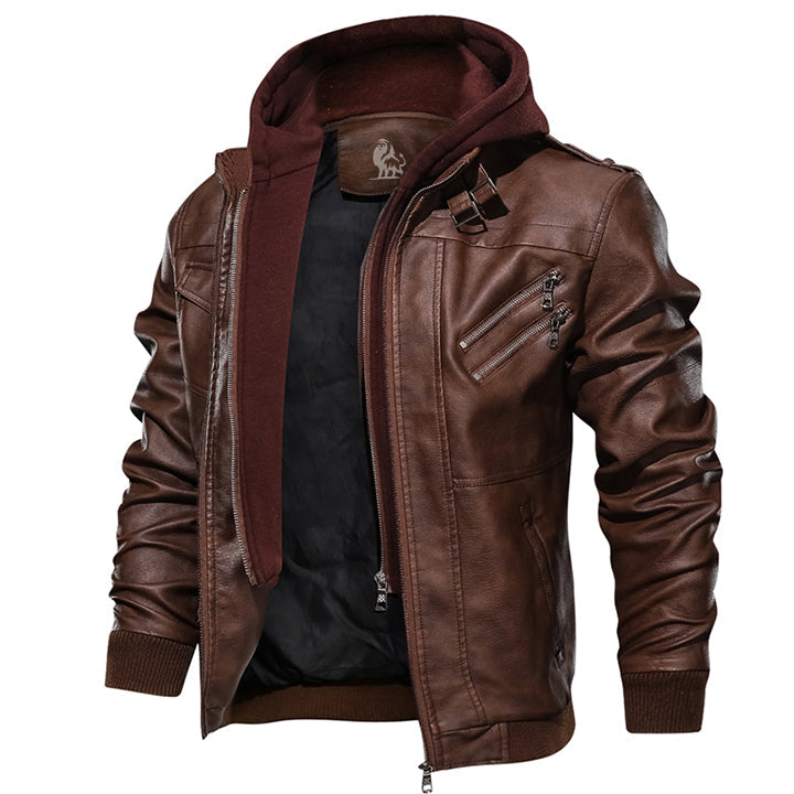 Men's Jacket 2-Pack Bundle – Black & Tan Brown Casual Outerwear Set for Everyday Comfort & Style | Thomler