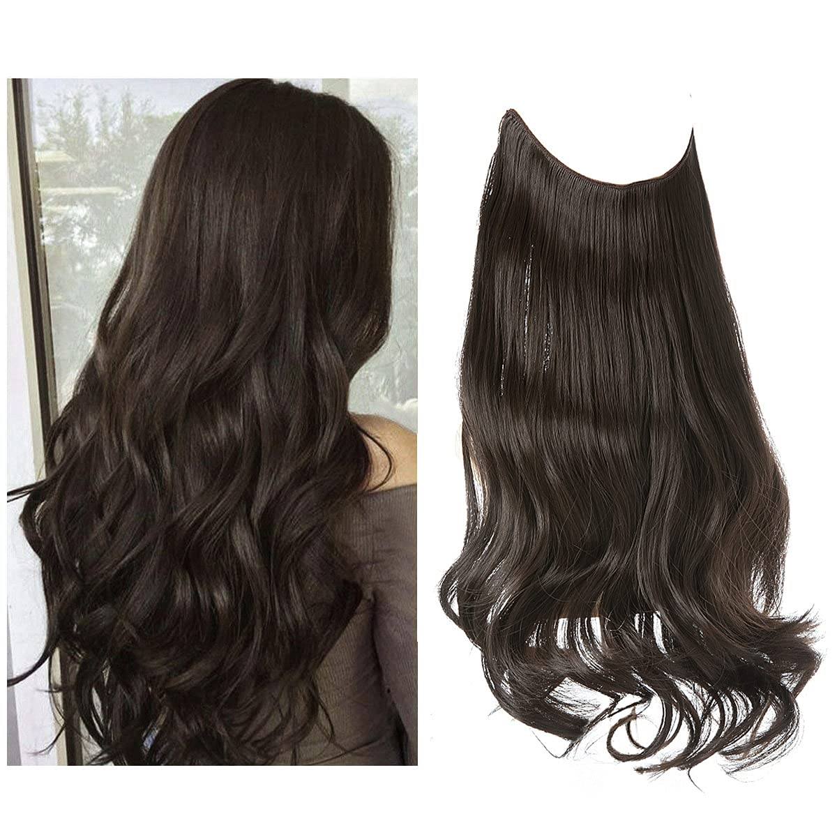 Clip-Free Volumizing Hair Band with Strands – Transparent Wire Attachment for Instant Fullness | Thomler