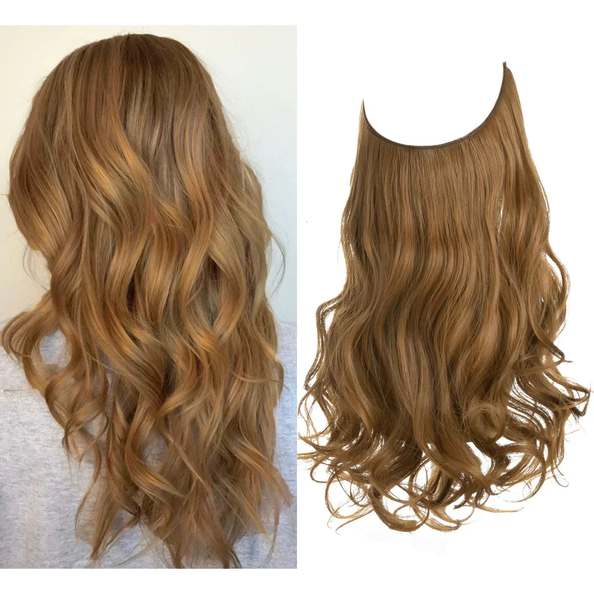 Remy Human Hair Extensions Clip-In Seamless Natural Volume Real Hair Strands Heat Safe Styling Full Ends No Tangle Women's Hair | Thomler