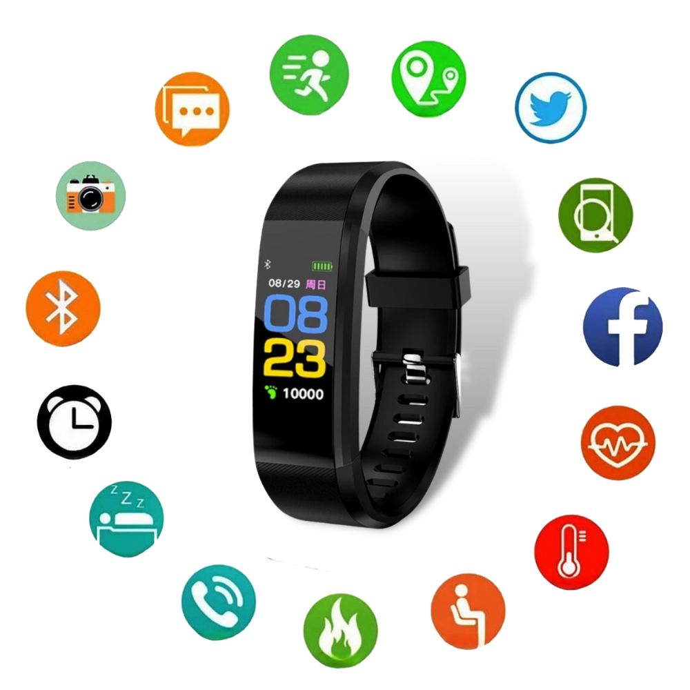 Health Monitoring Smartwatch for Seniors with Heart Rate & Blood Pressure Tracker | Thomler