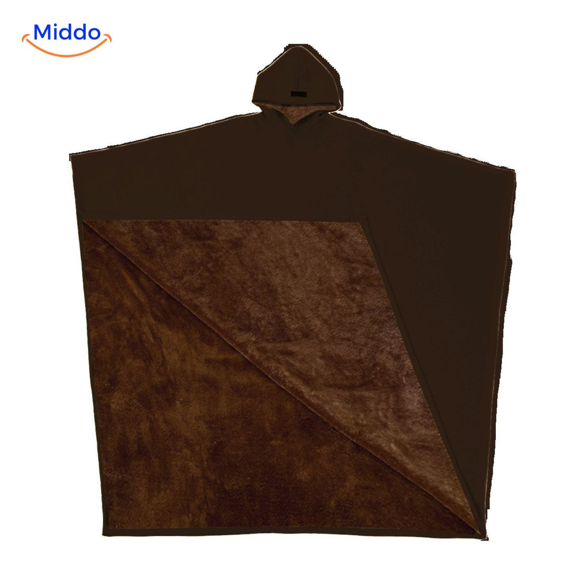 Oversized Hooded Wool Cape – Unisex Punk-Style Button-Front Cloak for Fall & Winter | Thomler