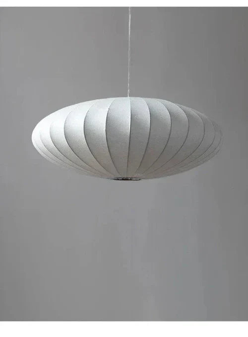 Chandelier with Fabric Shades and Crystal Accents for Dining Room, Bedroom, Living Room | Elegant Hanging Light Fixture with Multi-Tier Desi | Thomler