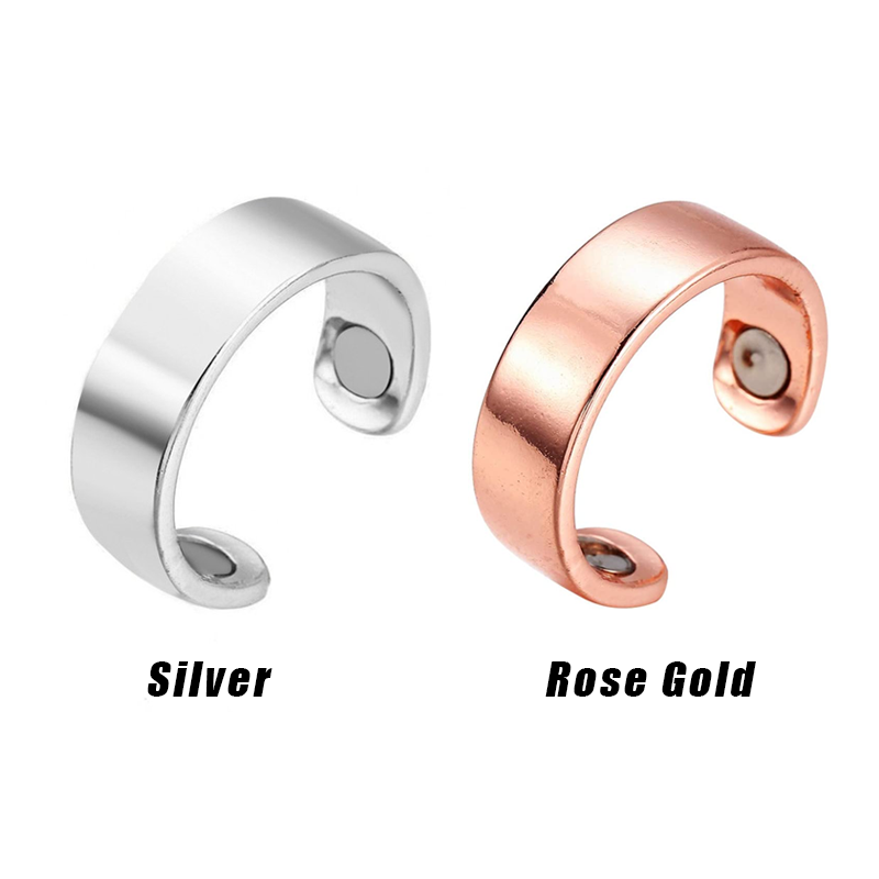 Adjustable Magnetic Wellness Ring for Daily Comfort & Balance – Metal Therapy Band for Fingers, Flexible Fit, Everyday Wear, Holistic | Thomler